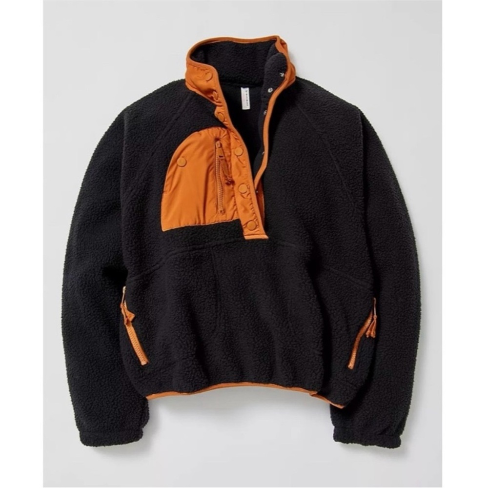 free people hit the slopes colorblock pullover